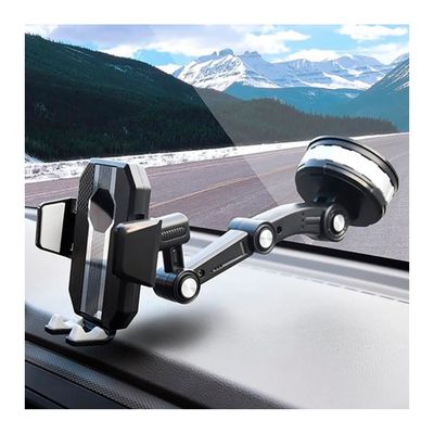 Imagen 2 del producto Porta Celular Auto Soporte Giratorio Ventosa Brazo Telescopico