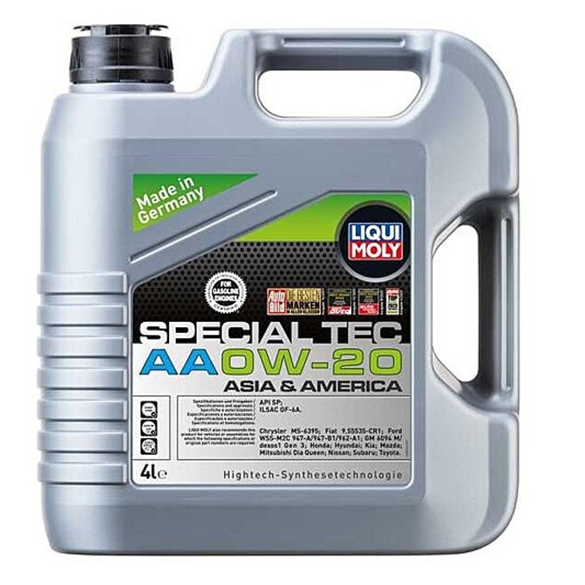 LIQUI MOLY - ACEITE DE MOTOR LIQUIMOLY 0W20 SPECIAL TEC AA X4LITROS