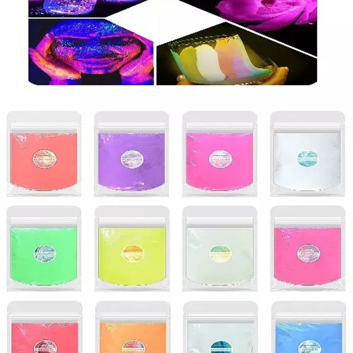 GENERICO - Colorante Para Vela Y Jabón Pigmento 12 Colores Fluorescente