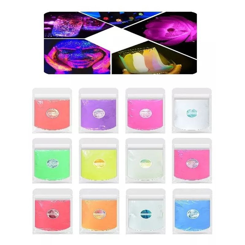 GENERICO - Colorante Para Vela Y Jabón Pigmento 12 Colores Fluorescente