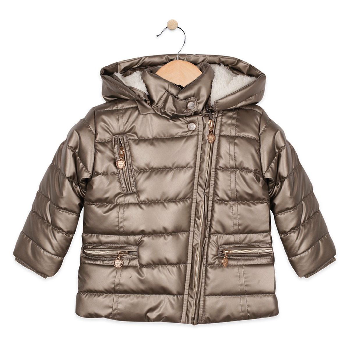 PILLIN - Parka Bebe Algodón Invierno Niña Dorado PILLIN