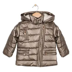 PILLIN - Parka Bebe Algodón Invierno Niña Dorado