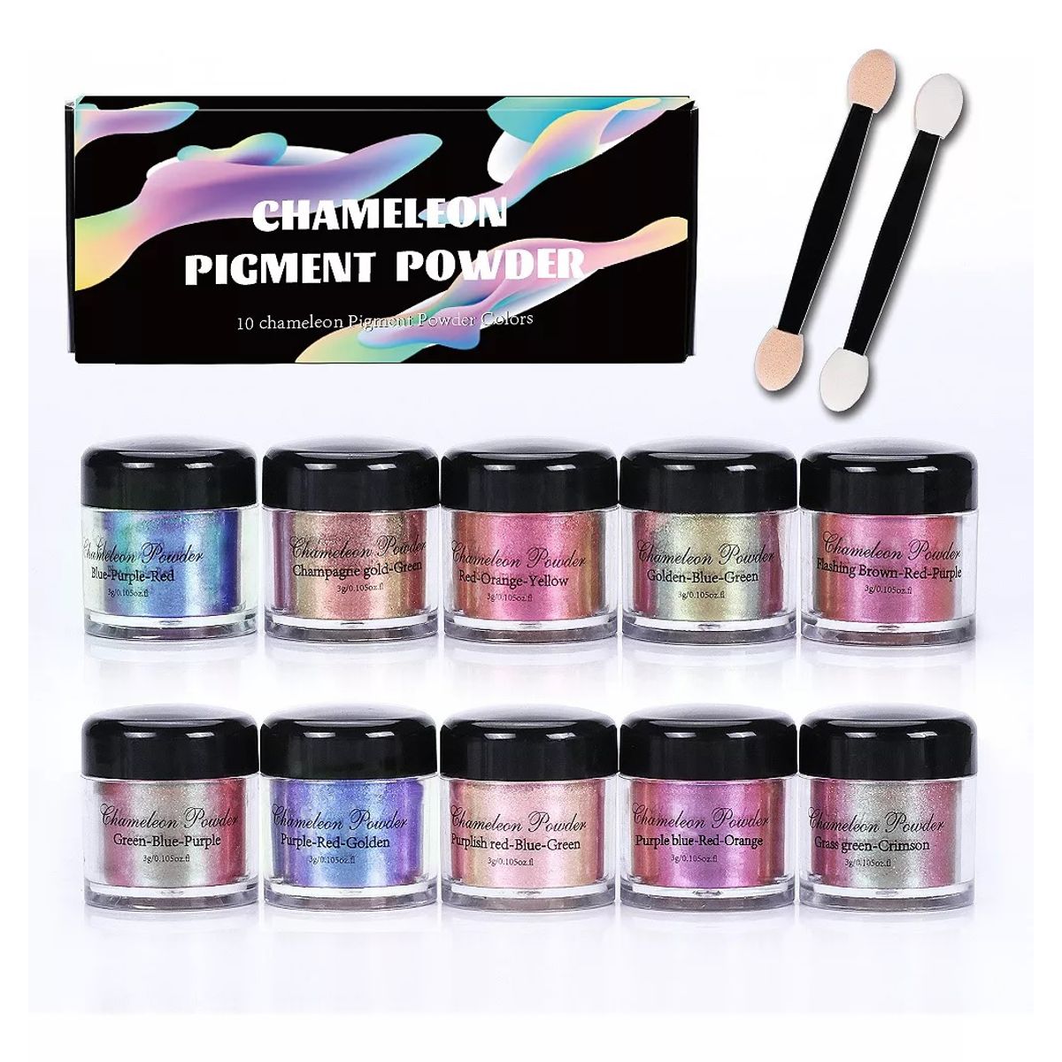 GENERICO - Pigmento Polvo Resina Uv 10 Chameleon Flakes.