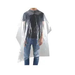 GENERICO - Capa Desechable Transparentes Peluqueria 50 unidades