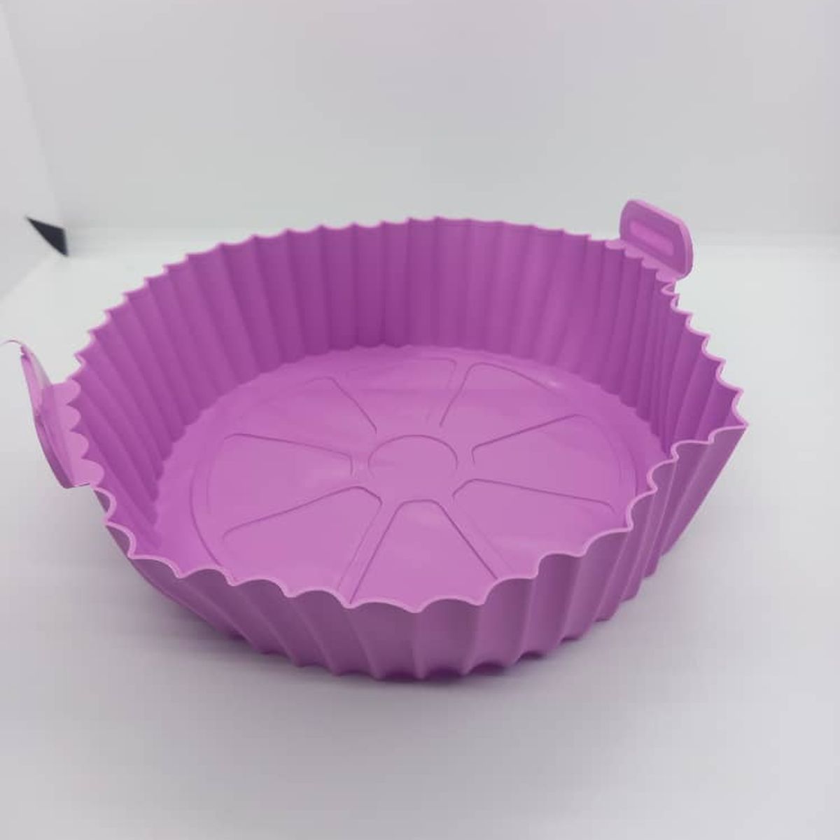 GENERICO - Cesta de silicona para freidora de aire circular morado