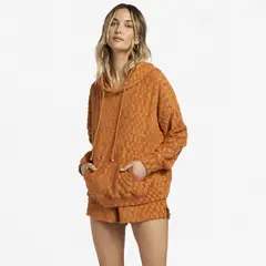 BILLABONG - Polerón Mujer Shoreline Sands J Ot Naranja