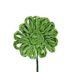 SOHOGAR - Flor Yute Verde 30 cm Pack 6 un.