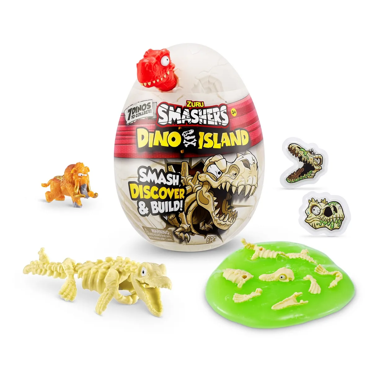 SMASHERS - Huevo sorpresa Nano SMASHERS Dino Island colección figuras