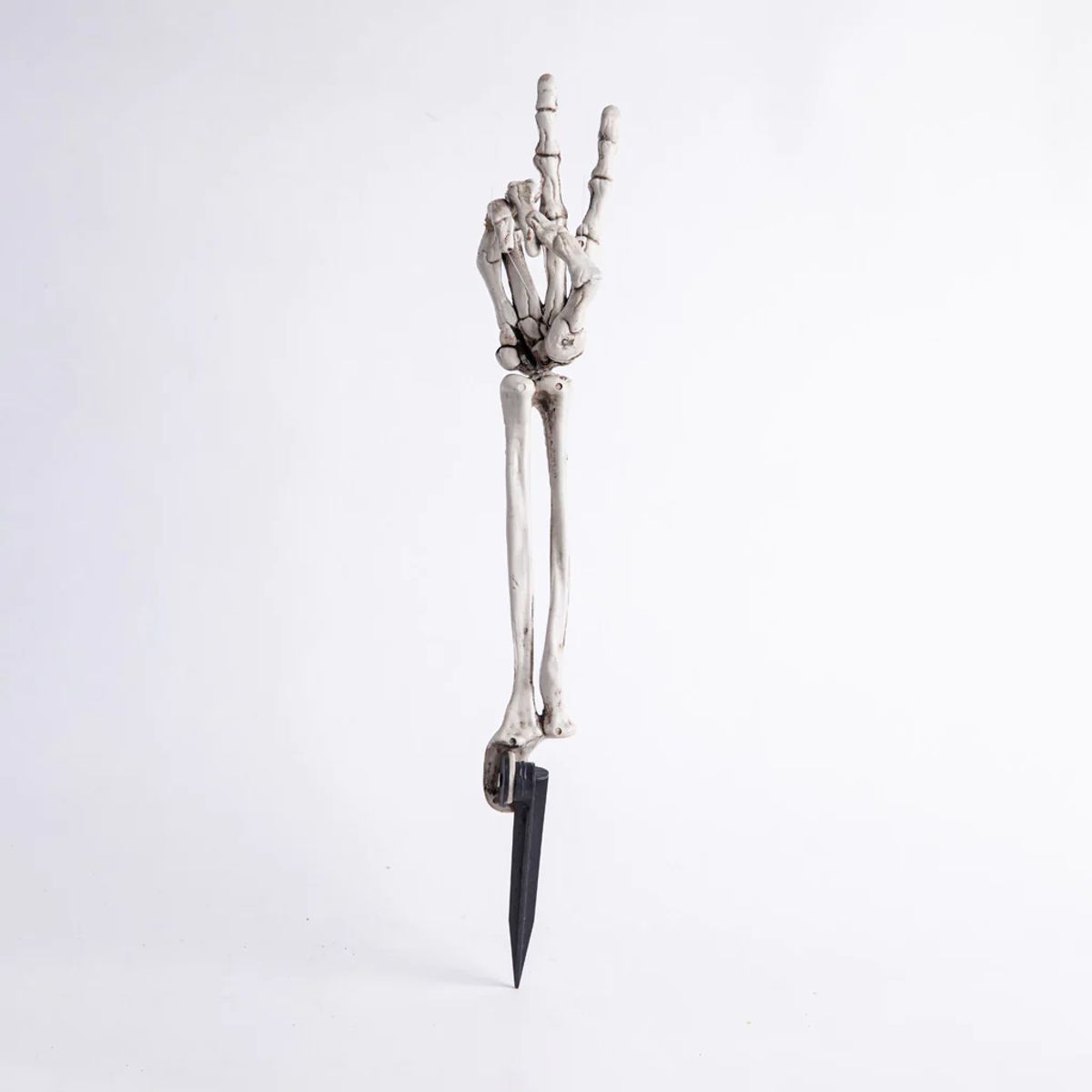 FRANK & MORTIS - Esqueleto Brazo Signo Paz Estaca De Decoracion Halloween