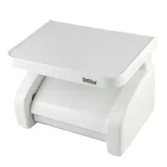 GENERICO - Dispensador Papel Higiénico Soporte Celular Ventosa Bathlux