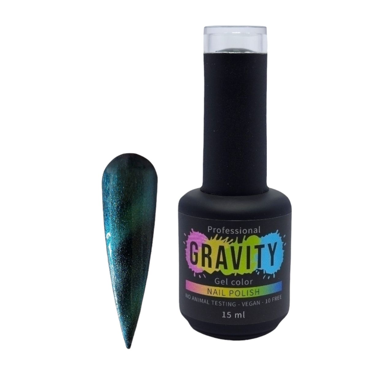 GRAVITY - Galaxy Turquoise 8D Esmalte Permanente Profesional 15ml 081.