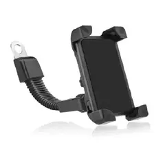 GENERICO - Soporte De Celular Moto Telefono 360 Retrovisor Universal 271044