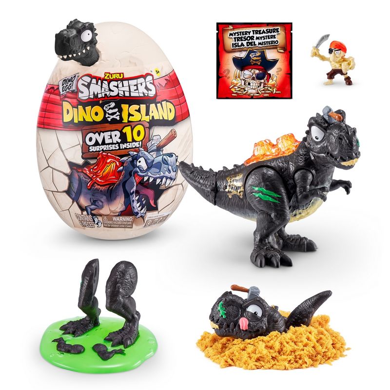 SMASHERS - Mini Huevosmashers Dino Island Zuru - Negro
