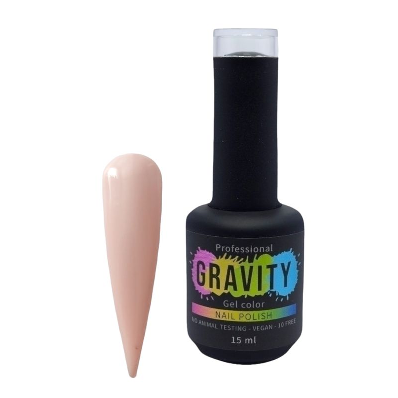 GRAVITY - Damasco Translúcido Esmalte Permanente Profesional 15ml 074.