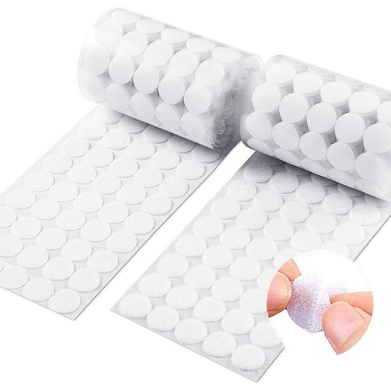 GENERICO - 100 Set Velcros Adhesivos Circulares 15mm