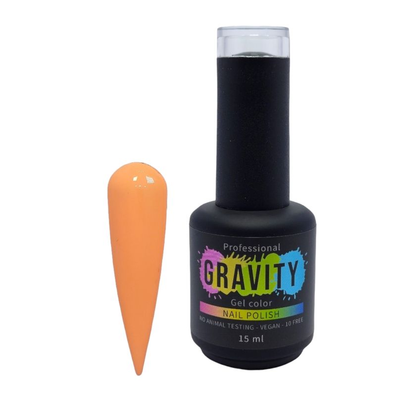 GRAVITY - Naranjo Flúor Pastel Esmalte Permanente Profesional 15ml 067.