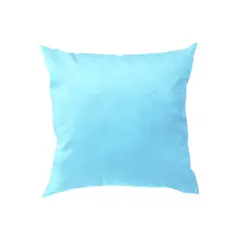 GENERICO - Cojín Tercio Pelo Celeste con Relleno 45x45