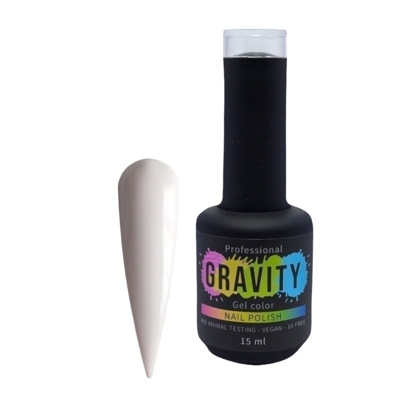 GRAVITY - Blanco Tiza Esmalte Permanente Profesional 15ml 064.