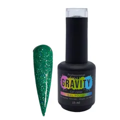 GRAVITY - Holográfico Turquesa Esmalte Permanente Profesional 15ml 051.