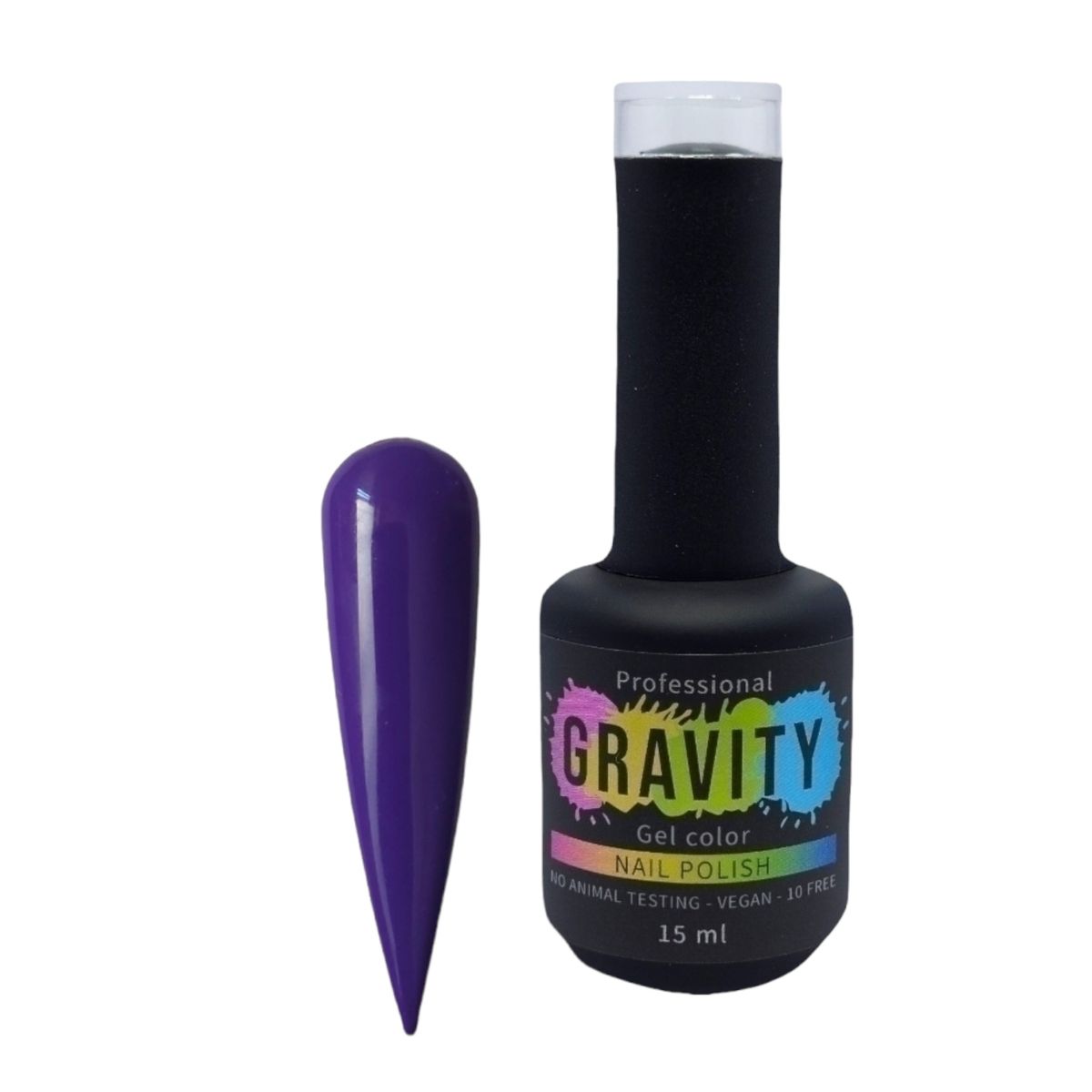 GRAVITY - Morado Oscuro Esmalte Permanente Profesional 15ml 047.