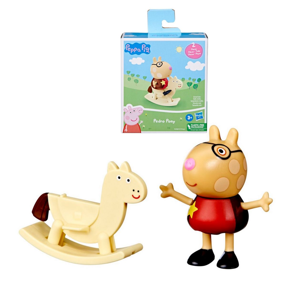 PEPPA PIG - Figura Peppa Pig Amigos Divertidos - Pedro Pony