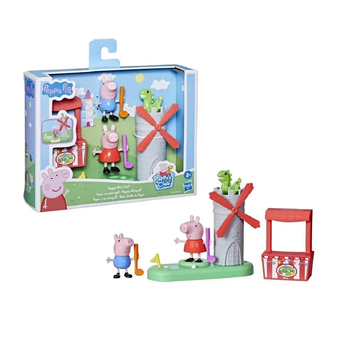 PEPPA PIG - Playset Peppa Pig minigolf con figuras y accesorios