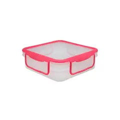 KEEP - Hermético Plástico Cuadrado 600ml Fucsia