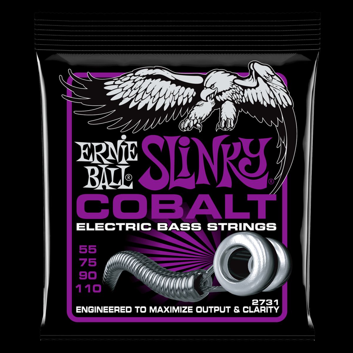 ERNIE BALL - Cuerdas Bajo Eléctrico Slinky Cobalt 55-110 Ernie Ball 2731