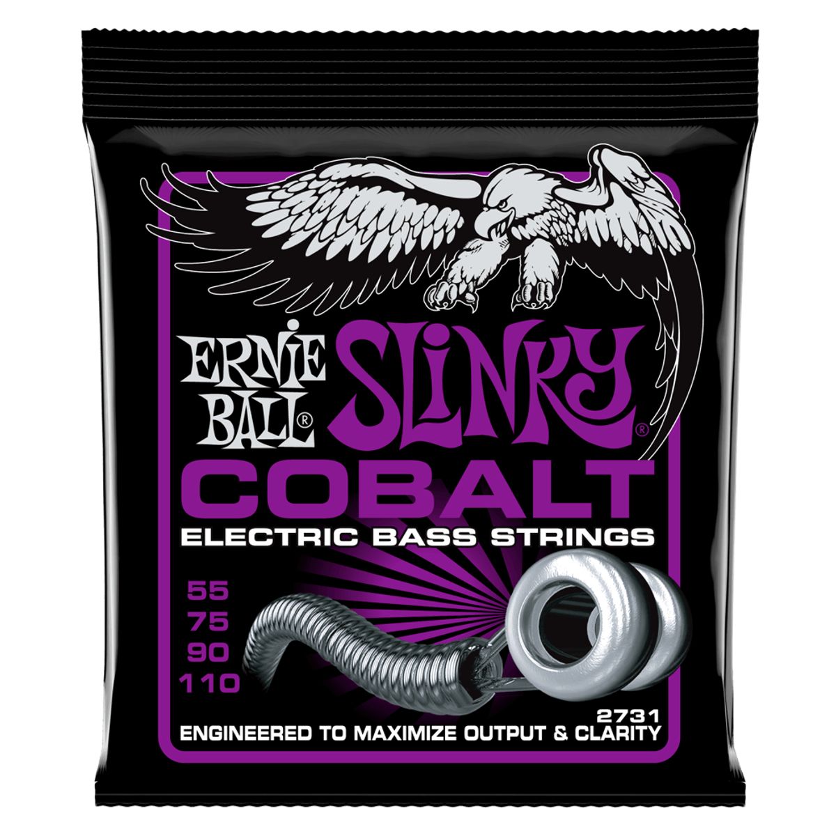 ERNIE BALL - Cuerdas Bajo Eléctrico Slinky Cobalt 55-110 Ernie Ball 2731