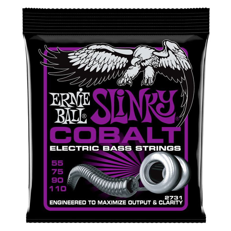 ERNIE BALL - Cuerdas Bajo Eléctrico Slinky Cobalt 55-110 Ernie Ball 2731