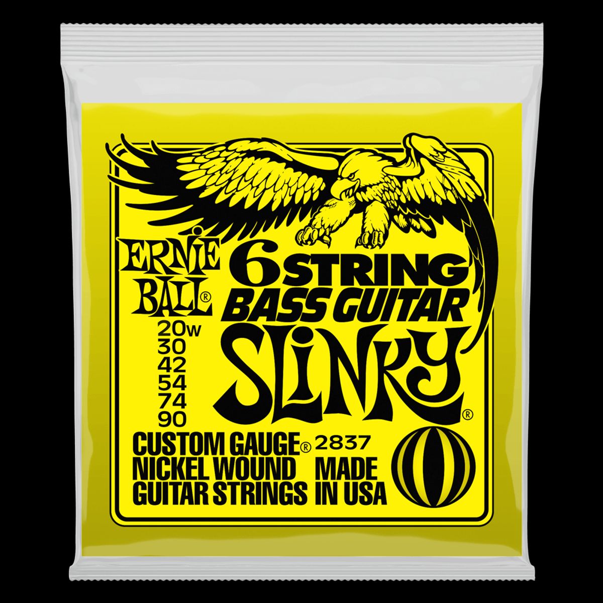 ERNIE BALL - Cuerdas Bajo Eléctrico de 6 Slinky 20w-90 Ernie Ball 2837