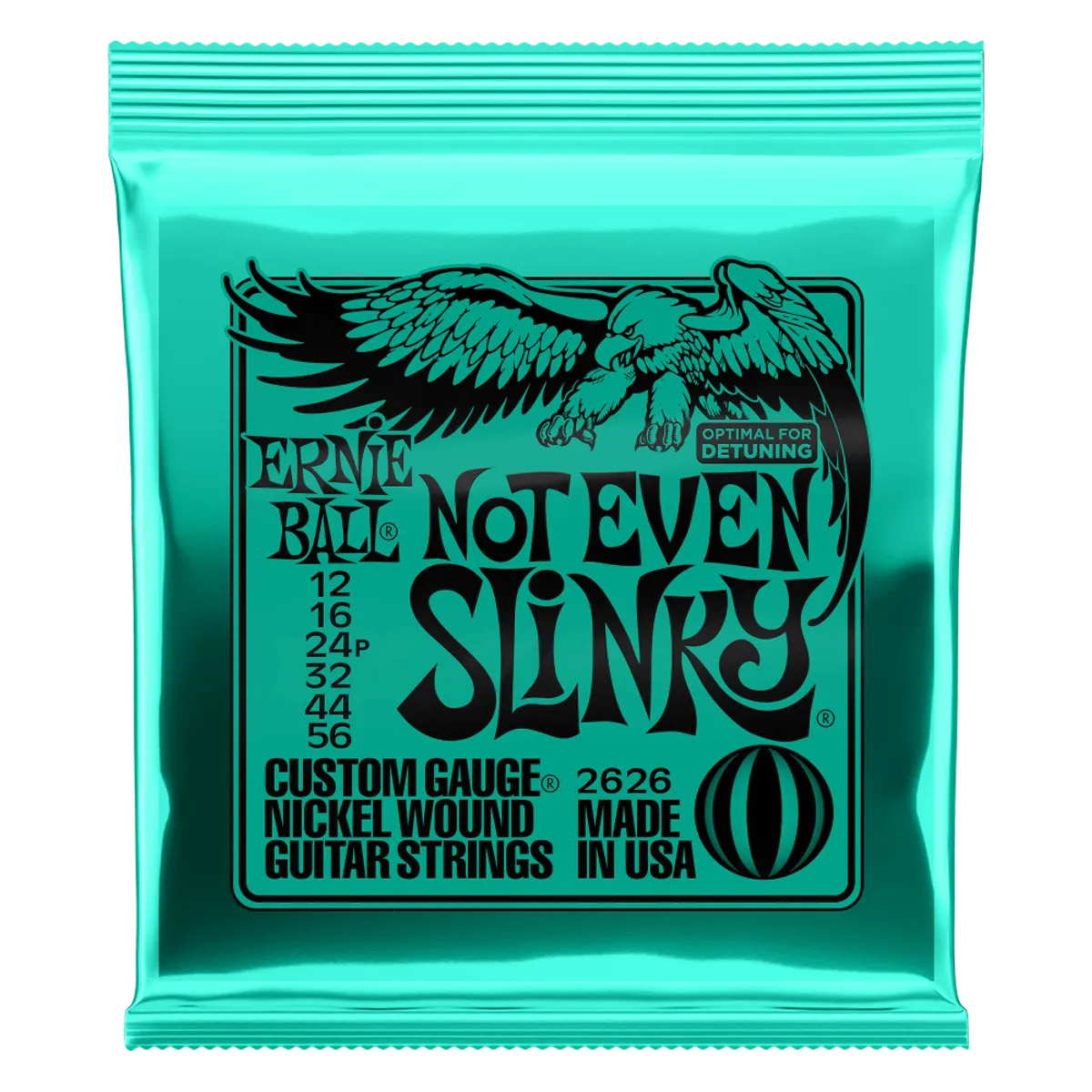 ERNIE BALL - Cuerdas Guitarra Eléctrica Not Even Slinky Ernie Ball 12-56 2626