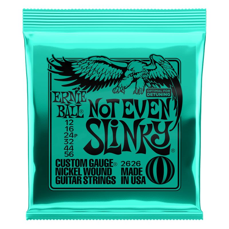ERNIE BALL - Cuerdas Guitarra Eléctrica Not Even Slinky Ernie Ball 12-56 2626