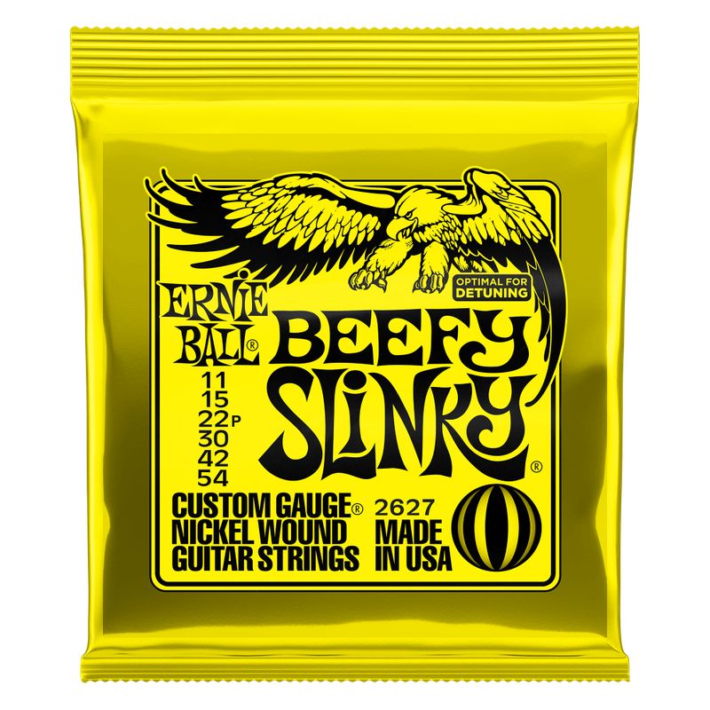 ERNIE BALL - Cuerdas Guitarra Eléctrica Beefy Slinky Ernie Ball 11-54 2627