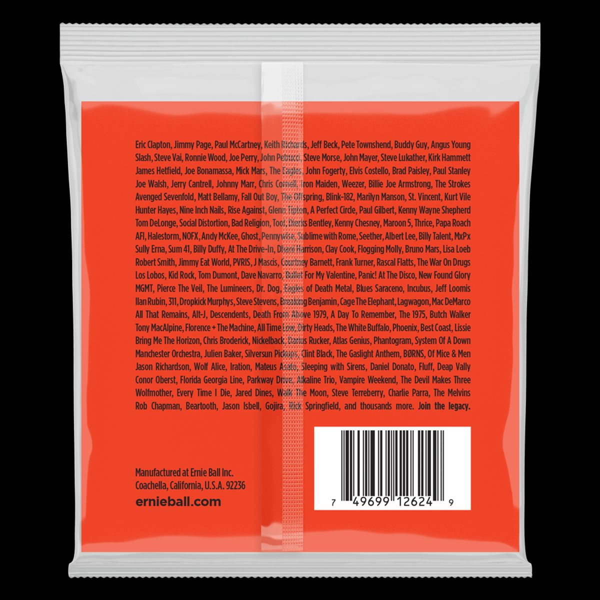 ERNIE BALL - Cuerdas Guitarra Eléctrica de 8 Heavy Bottom Ernie Ball 9-80 2624