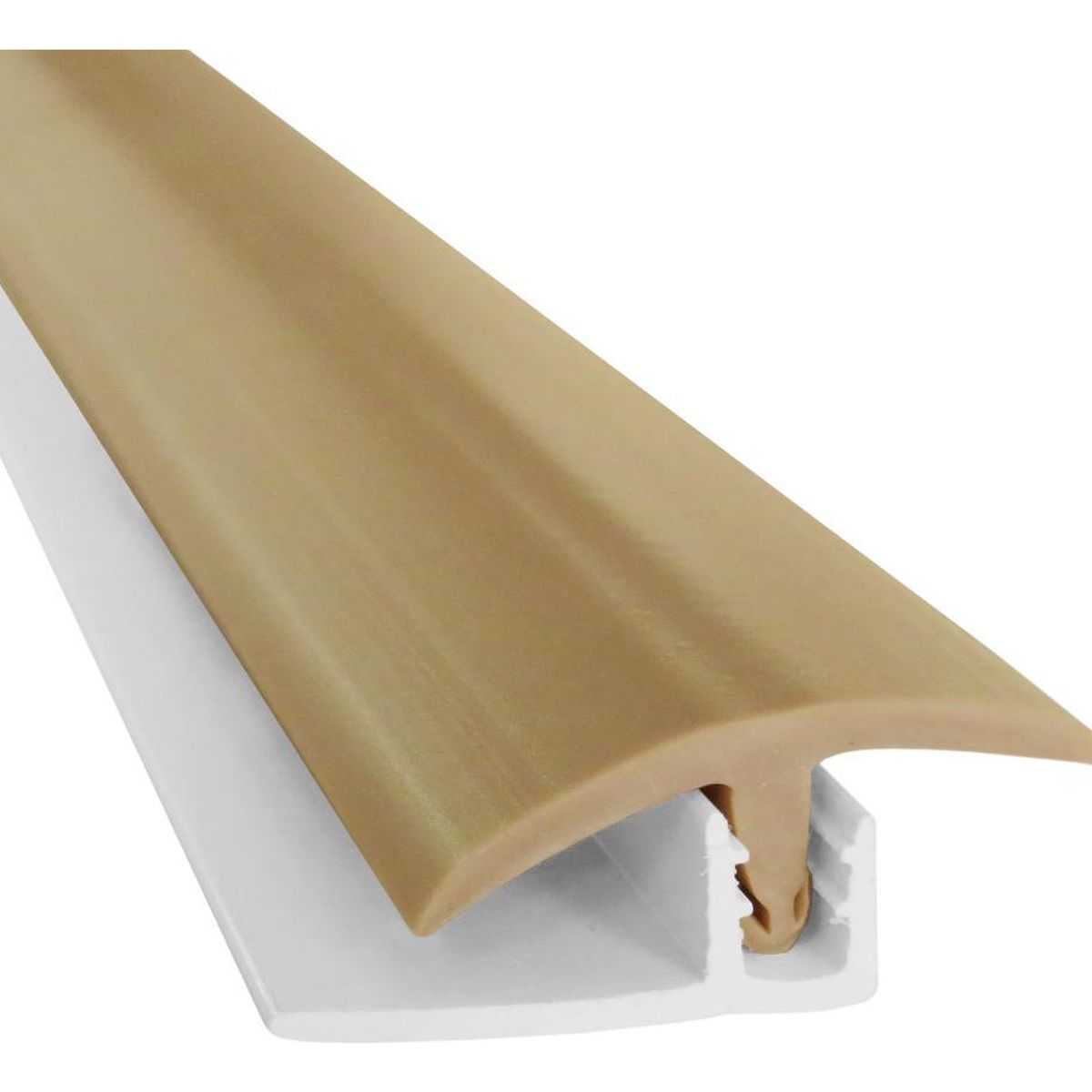 DVP - Cubrejunta Doble Superior Beige 40x8 Mm 1 Mt 10 Un Dvp