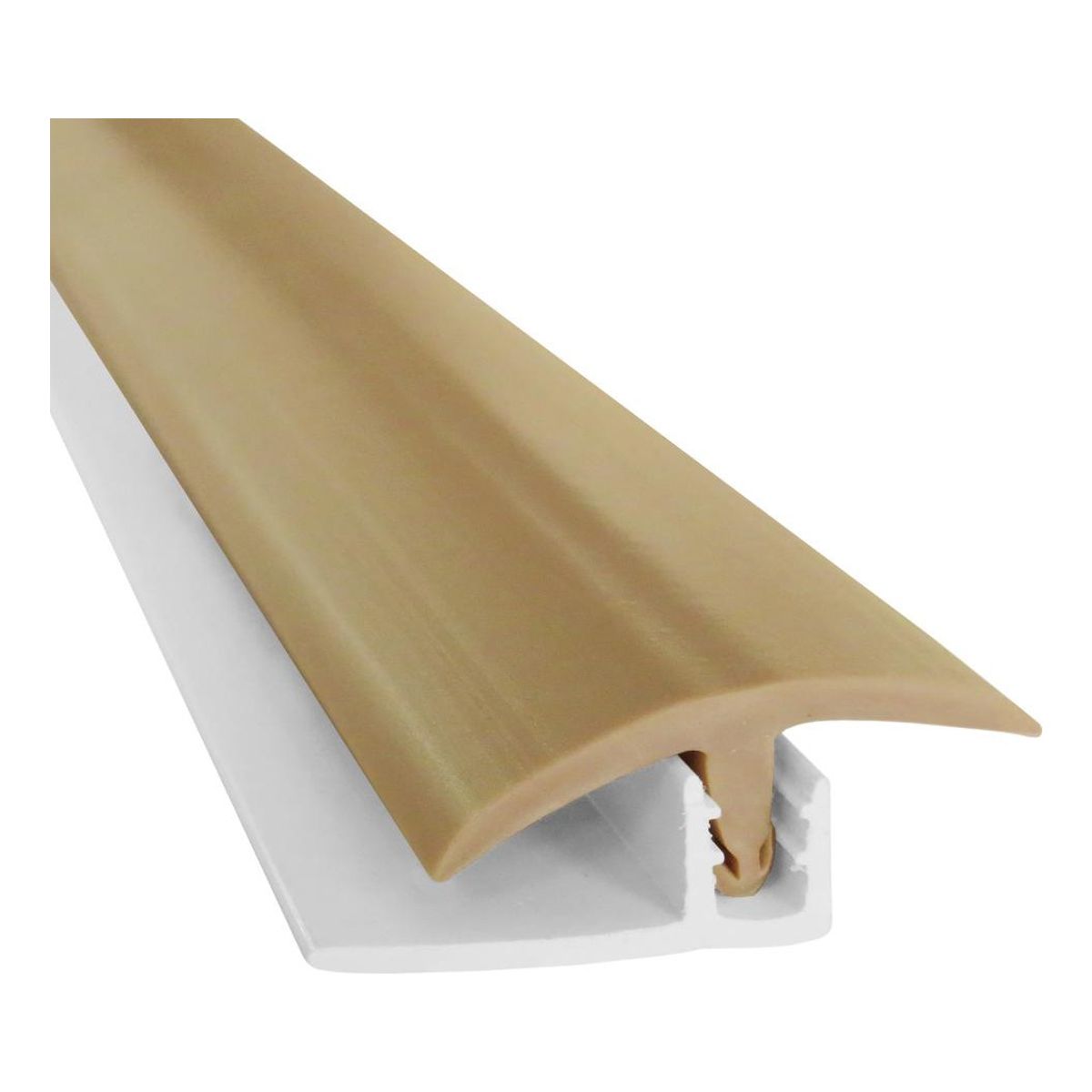 DVP - Cubrejunta Doble Superior Beige 40x8 Mm 1 Mt 10 Un Dvp