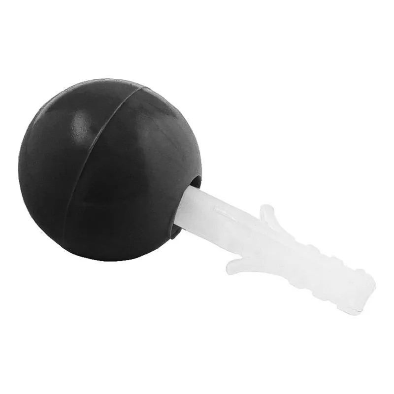 DVP - Tope De Puerta Esférico Plástico Negro 25 Un Dvp