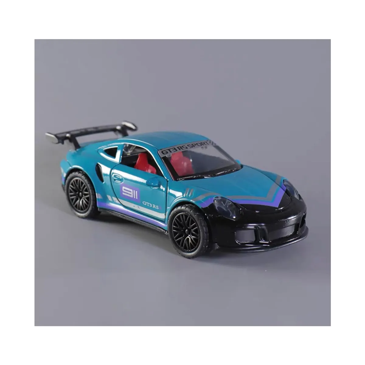 GENERICO - Porsche 911 S Turbo Miniatura Metal Autos Con Luces Y Sonido