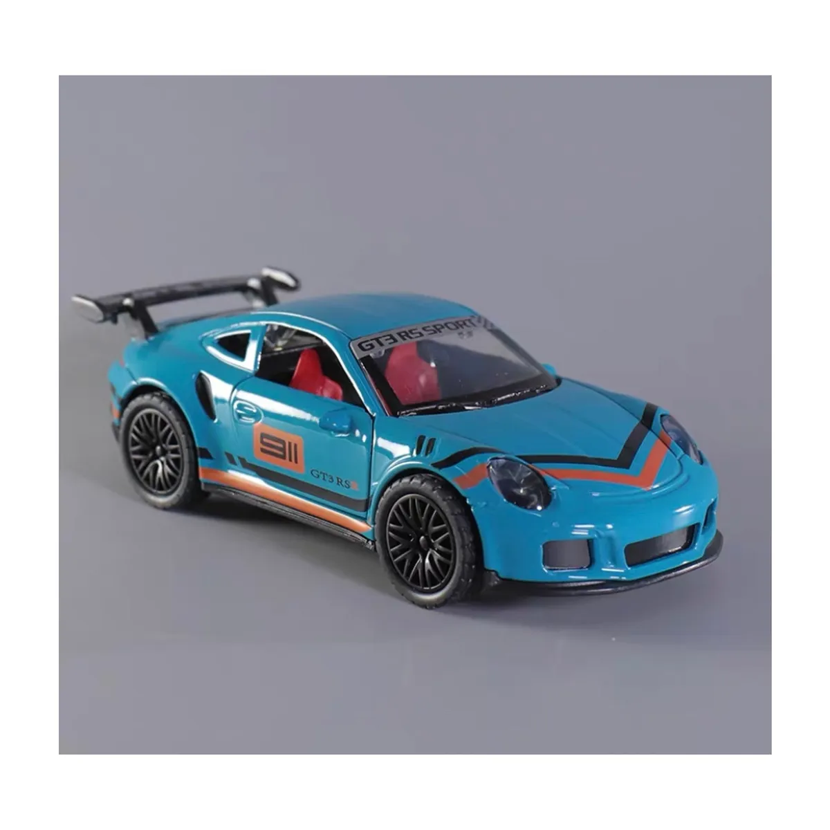 GENERICO - Porsche 911 S Turbo Miniatura Metal Autos Con Luces Y Sonido