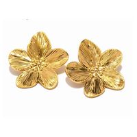 Aros Jacinta Dorado Metálico