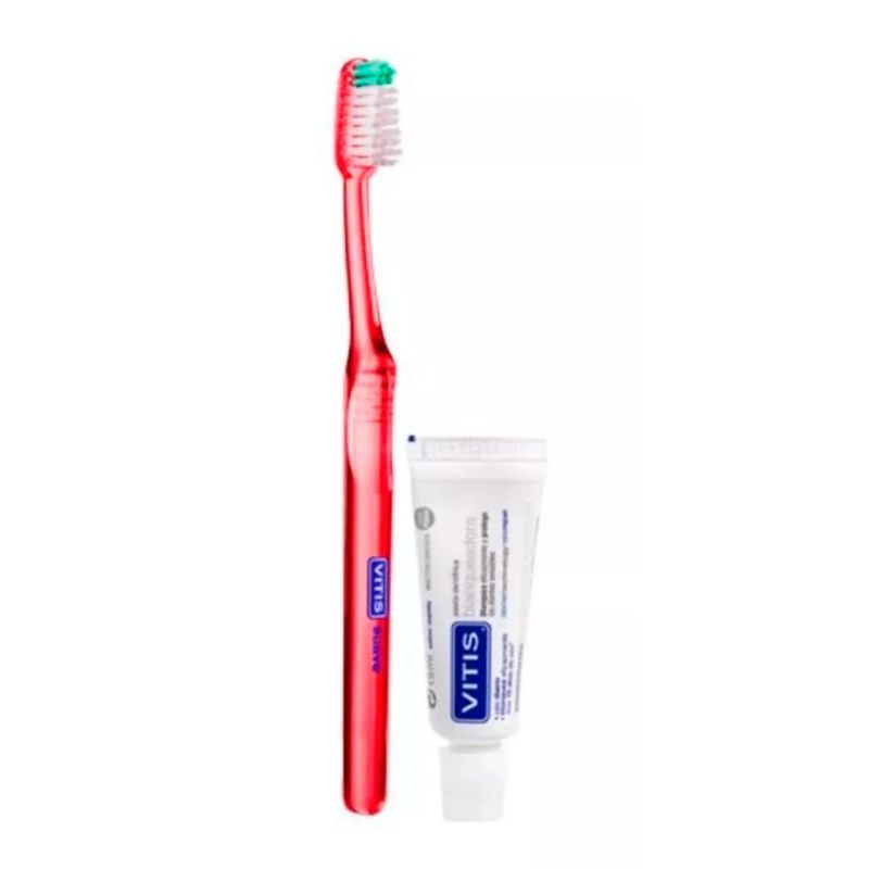 VITIS - Vitis Medio Cepillo Dental + Mini Pasta 15 ML.