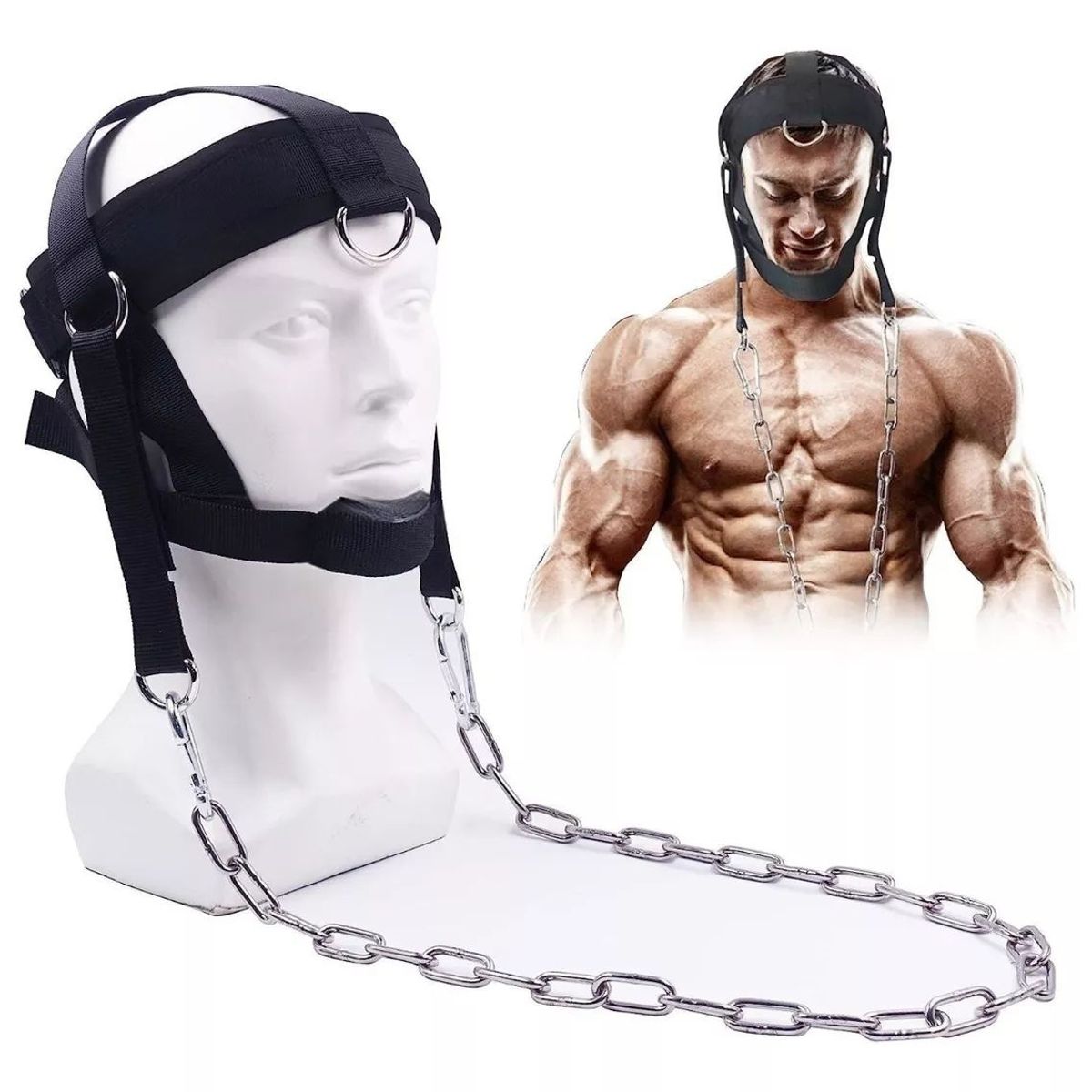 KUANGYE - Entrenamiento Cuello Cabeza Músculos CuelloCintu Mascara