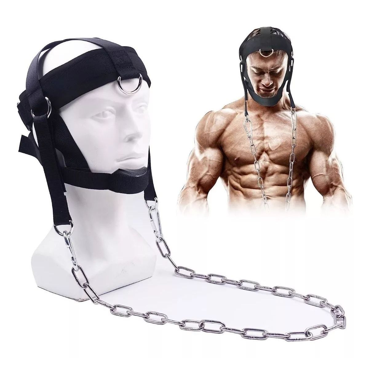 KUANGYE - Entrenamiento Cuello Cabeza Músculos CuelloCintu Mascara