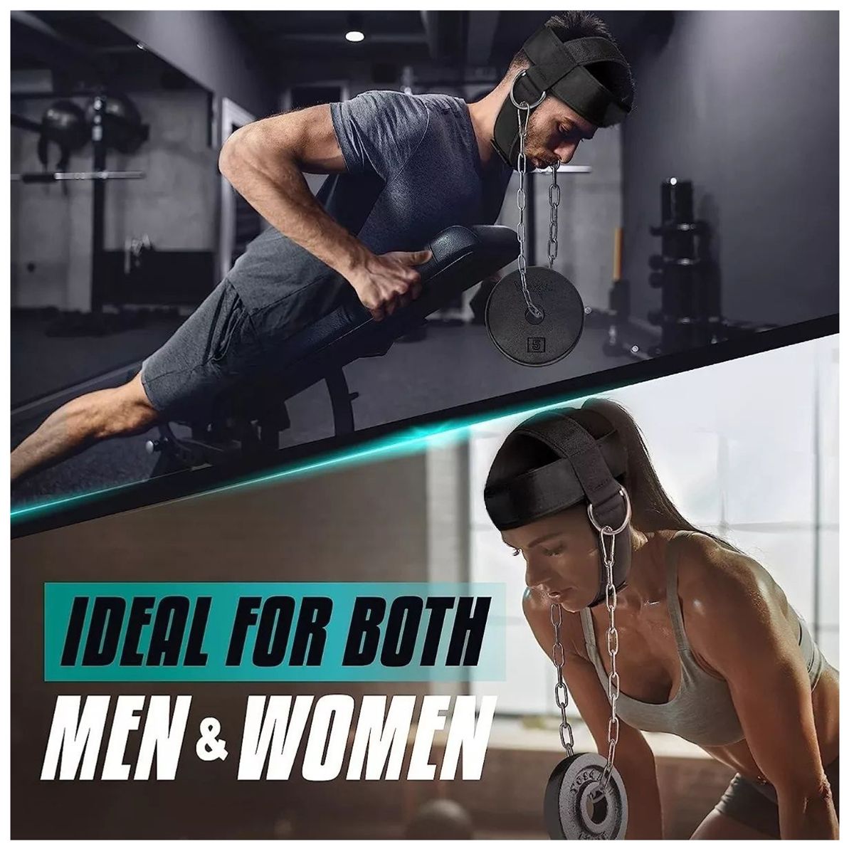 KUANGYE - Entrenamiento Cuello Cabeza Músculos CuelloCintu Mascara