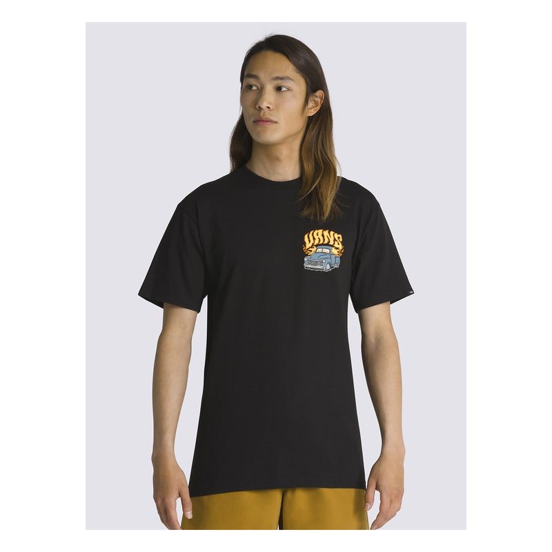 VANS - Polera Manga Corta Running On Empty Negro Unisex VANS