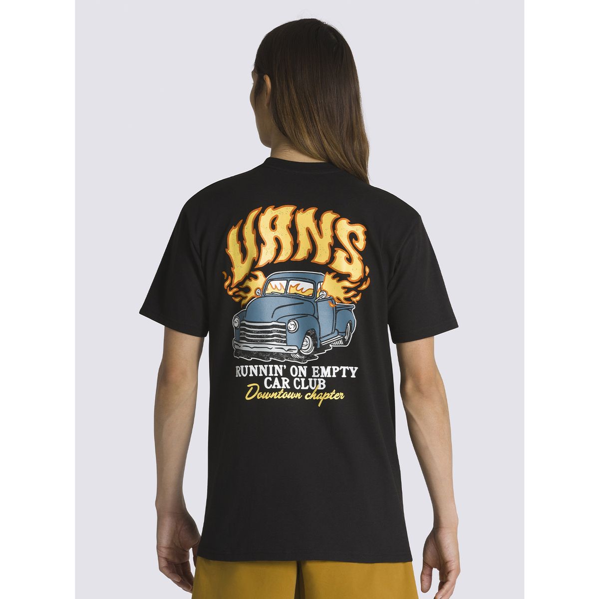 VANS - Polera Manga Corta Running On Empty Negro Unisex VANS