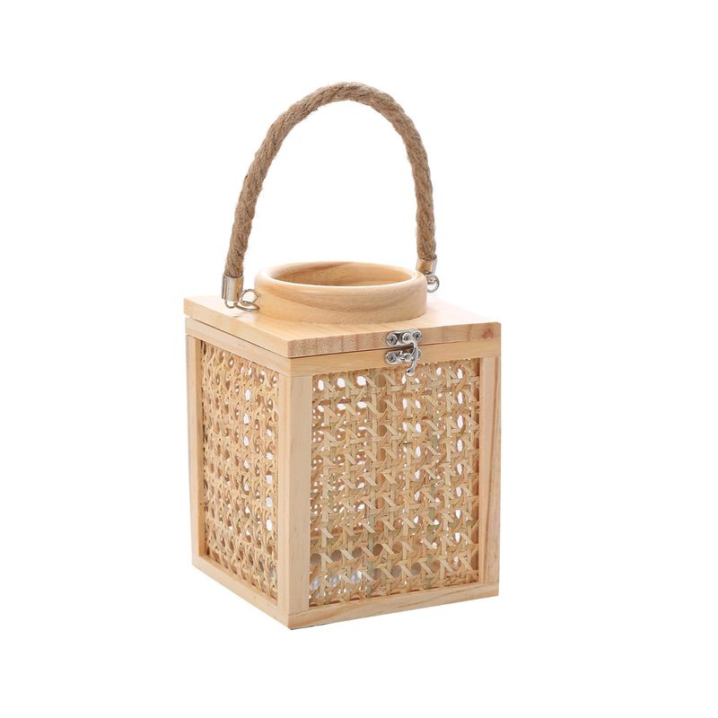 HOME ESSENTIALS - Farol junco natural 18cm