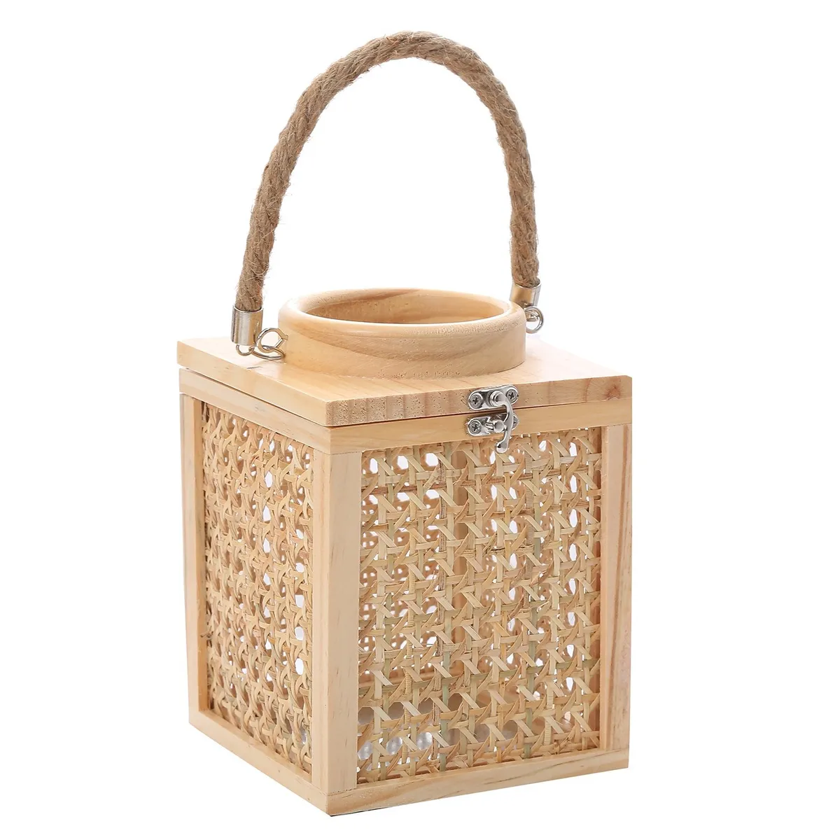 HOME ESSENTIALS - Farol junco natural 18cm