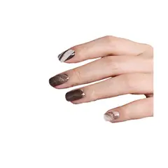 GENERICO - Uñas Sticker Efecto Gel Tiolla Mocha Latte.